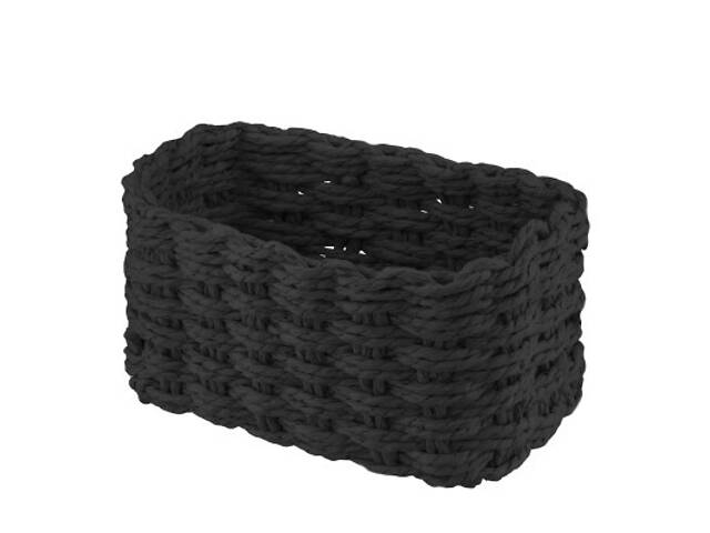 Кошик для зберігання Ardesto Prestigio Плетені Чорні 3 шт. 3.3/2.2/1.4 л (ARHC2505BL) - Фото 6