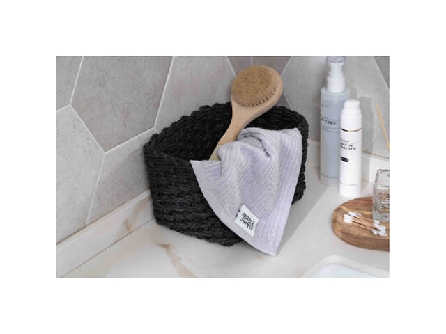 Кошик для зберігання Ardesto Prestigio Плетені Чорні 3 шт. 3.3/2.2/1.4 л (ARHC2505BL) - Фото 8