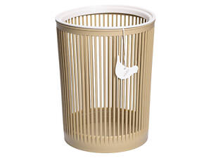 Корзина для мусора пластиковая 12 л, светло-коричневый