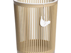 Корзина для мусора пластиковая 12 л, светло-коричневый