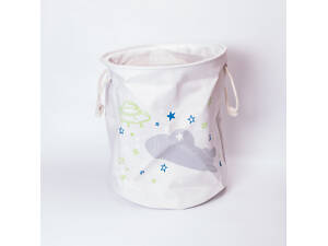 Кошик для іграшок тканинний 40×40×47 см Білий HP-41-15W