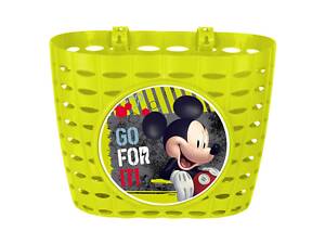 Кошик передній Mendelli 12' Mickey пластик, жовтий (KOS073)