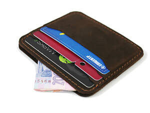 Гаманець для карт картхолдер SULLIVAN kh1(4) Коричневий