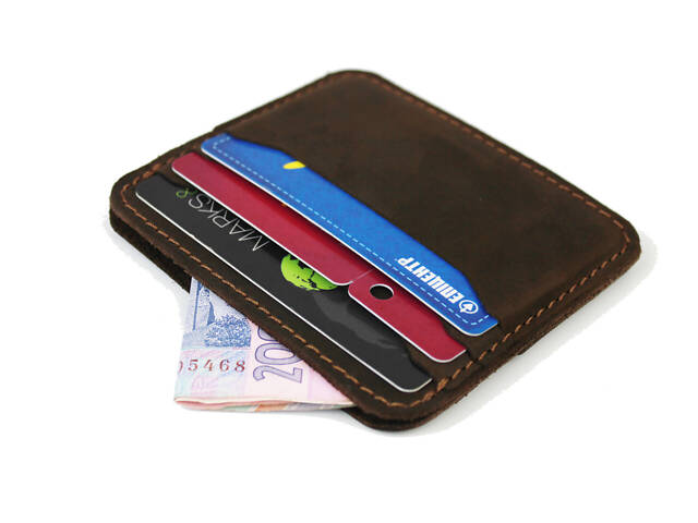 Гаманець для карт картхолдер SULLIVAN kh1(4) Коричневий - Фото 1