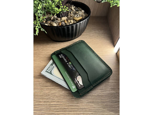 Гаманець для карт картхолдер SULLIVAN kh1(4) Зелений - Фото 2