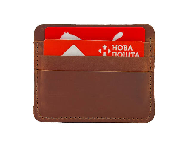 Гаманець для карт картхолдер SULLIVAN kh2(4)світло-коричневий - Фото 3