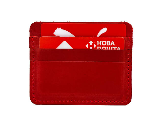 Гаманець для карт картхолдер SULLIVAN kh2(4) червоний - Фото 3
