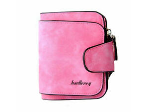 Кошелек женский Baellerry N2346, Небольшой женский кошелек, Стильный женский кошелек. Цвет: малиновый