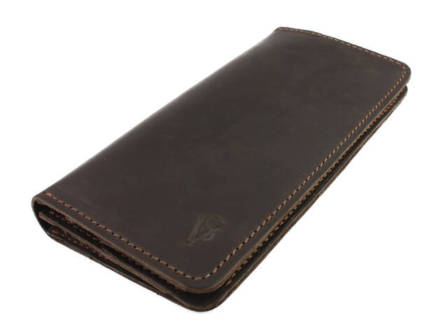 Гаманець шкіряний великий gv10(10) коричневий - Фото 7