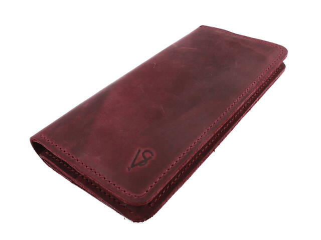Гаманець шкіряний великий gv10(10) марсала - Фото 6