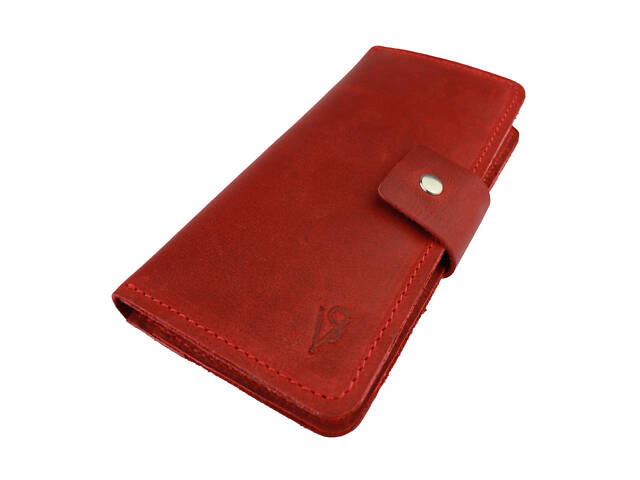 Гаманець шкіряний великий gv4(8) червоний - Фото 2