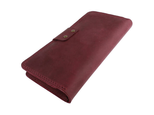 Гаманець шкіряний великий gv5(9) марсала - Фото 5