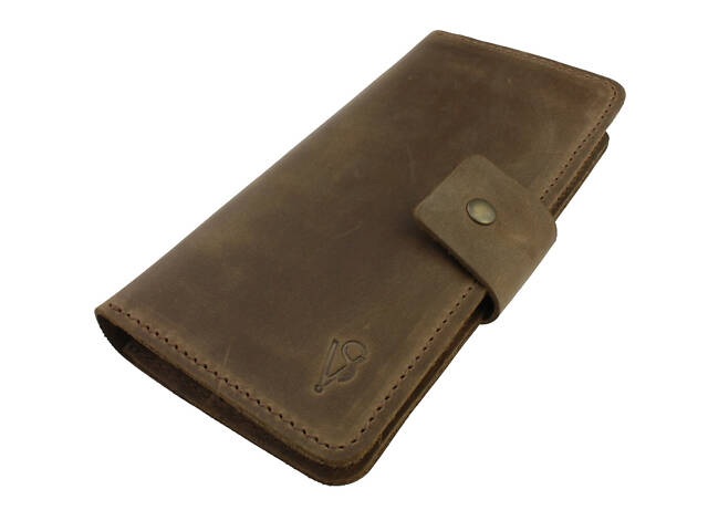 Гаманець шкіряний великий gv7(10) оливковий - Фото 4