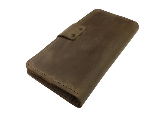 Гаманець шкіряний великий gv7(10) оливковий - Фото 5