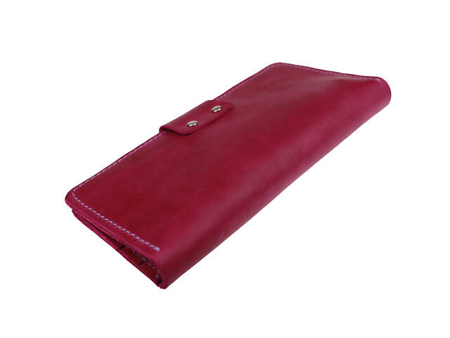 Гаманець шкіряний великий gv8(10) фуксія - Фото 6