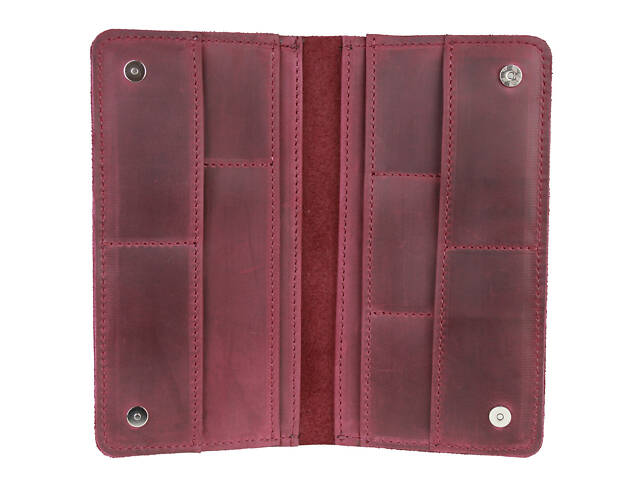 Гаманець шкіряний великий TRAVEL (під паспорт) gv11(10) марсала - Фото 3