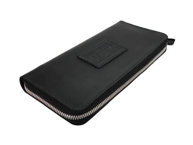 Гаманець шкіряний клатч великий travel gv1(19.5) чорний - Фото 1