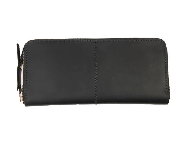 Гаманець шкіряний клатч великий travel gv1(19.5) чорний - Фото 4
