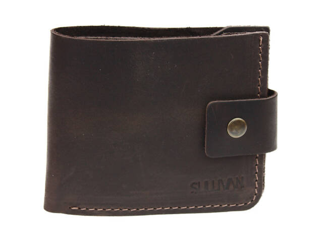Гаманець шкіряний маленький gm1(8) коричневий - Фото 2