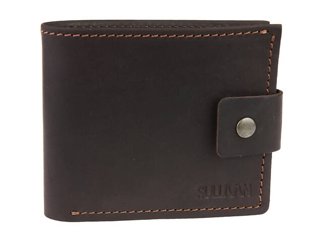 Гаманець шкіряний маленький gm2(9) коричневий - Фото 4