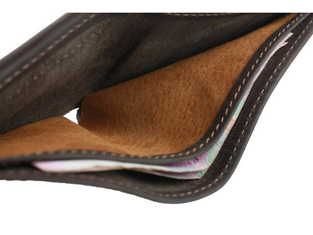 Гаманець шкіряний маленький gm2(9) коричневий - Фото 5