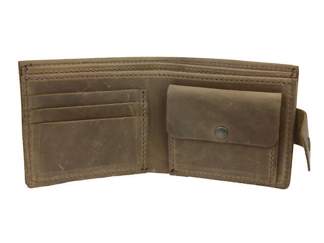 Гаманець шкіряний маленький gm2(9) оливковий - Фото 1