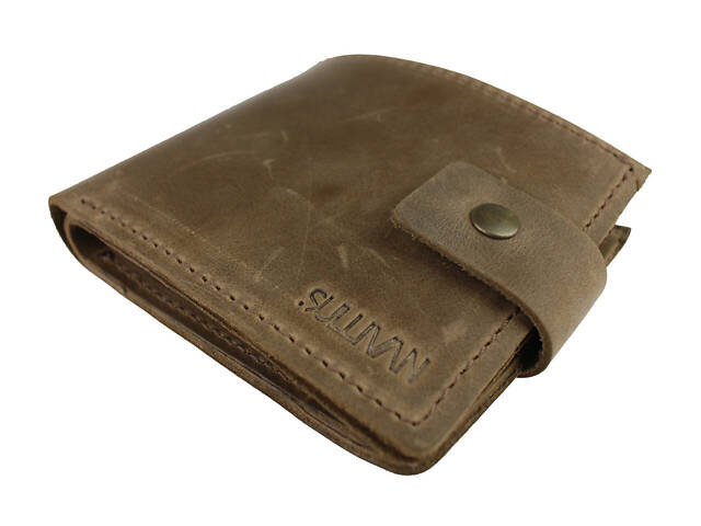 Гаманець шкіряний маленький gm2(9) оливковий - Фото 6