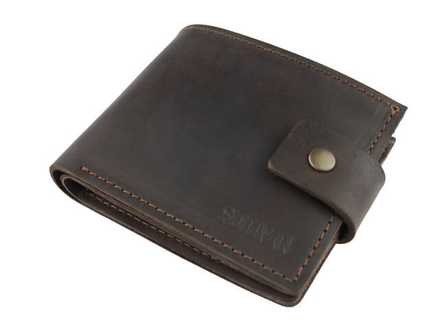 Гаманець шкіряний маленький gm3(8) коричневий - Фото 7
