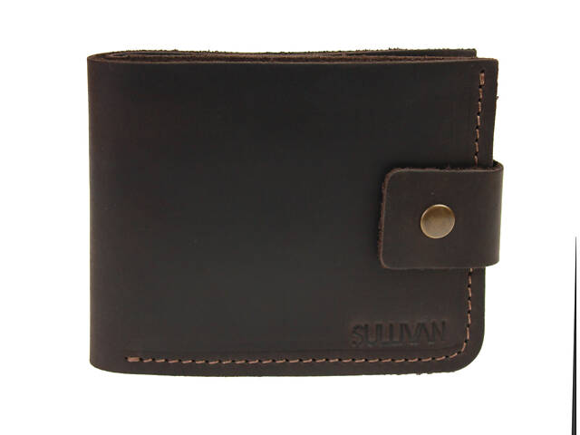 Гаманець шкіряний маленький gm4(7.5) коричневий - Фото 3