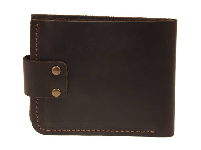 Гаманець шкіряний маленький gm4(7.5) коричневий - Фото 4