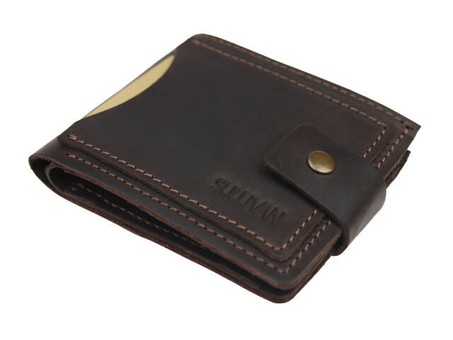 Гаманець шкіряний маленький gm5(10) коричневий - Фото 8