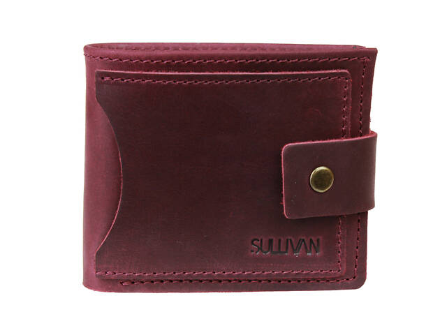 Гаманець шкіряний маленький марсала gm5(10) марсала - Фото 1