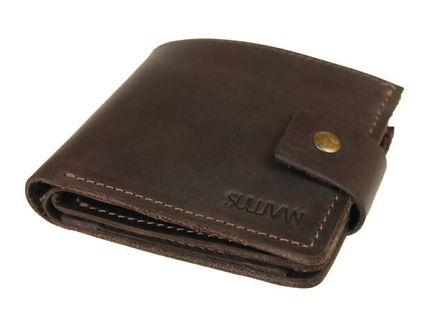 Гаманець шкіряний маленький gm6(10) коричневий - Фото 2