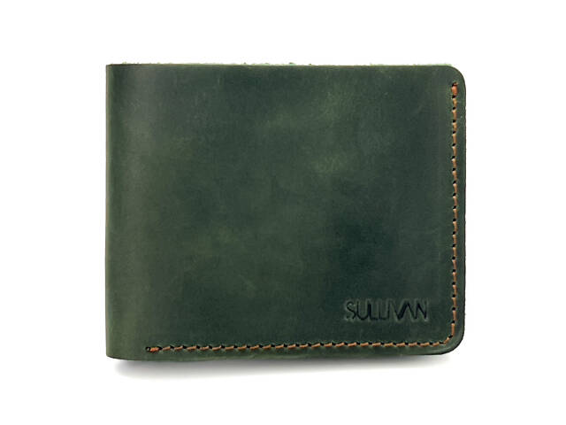 Гаманець шкіряний маленький gm7-6(9) зелений - Фото 2