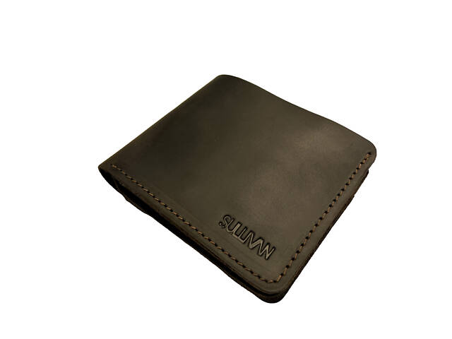 Гаманець шкіряний маленький gm7(9) коричневий - Фото 3