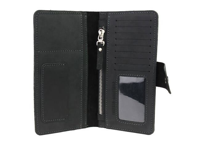 Гаманець шкіряний (під паспорт) gv6(10) чорний - Фото 6