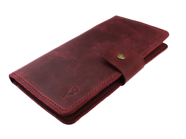 Гаманець шкіряний (під паспорт) gv6(10) марсала - Фото 5