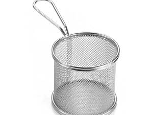 Кошик сервірувальний для картоплі фрі та снеків 9×9×9 см HP-19-6