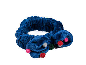 Косметическая повязка для волос LA213-182, Синя