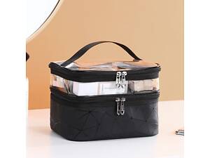 Косметичка женская 14446 23х16х17 см черная