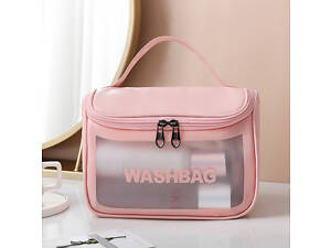 Косметичка 8320 22х16х12.5 см рожева