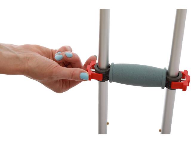 Костыль подмышечный MED1 KY925L-А 53х20х10 см (MED1-KY925L-A) - Фото 7