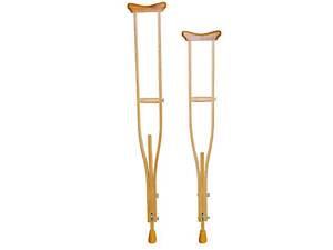 Дерев'яні милиці підліткові пара (US00154)