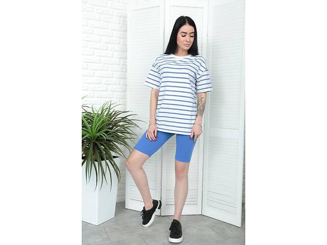 Костюм з велосипедками 'Balance' оптом | Батал | Розпродаж моделі Джинс, 50-52 - Фото 2