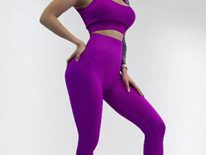 Костюм для фітнесу жіночий LILAFIT Бузковий S (LFS000015)