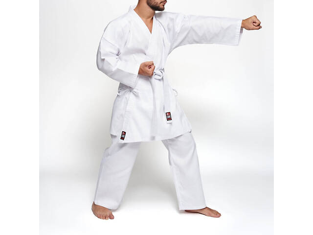Костюм для карате Leone AB400 для дітей і дорослих, зріст 160 см (карате кімоно) - Фото 2