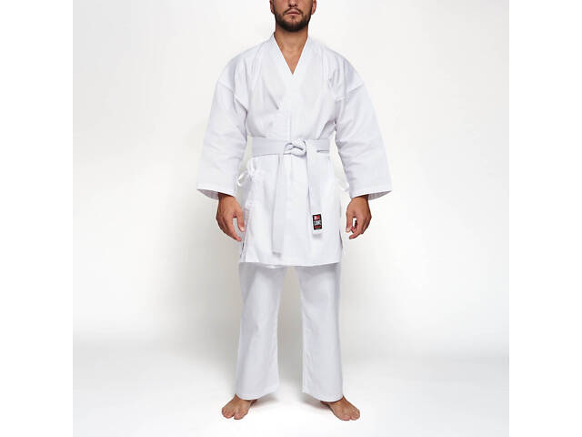 Костюм для карате Leone AB400 для дітей і дорослих, зріст 160 см (карате кімоно) - Фото 3