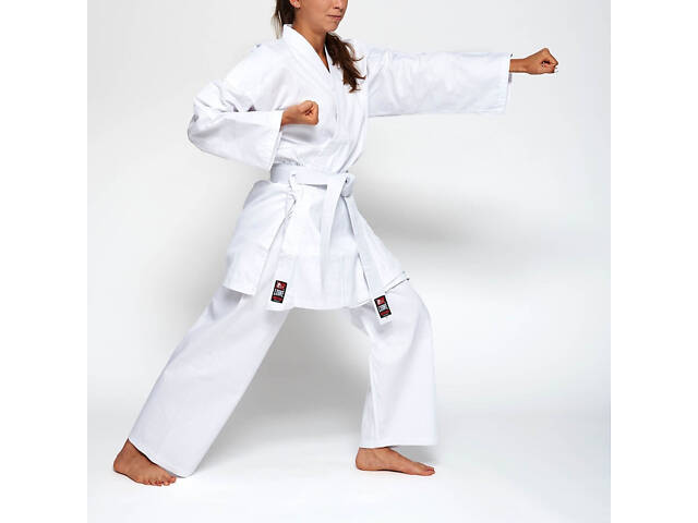 Костюм для карате Leone AB400 для дітей і дорослих, зріст 160 см (карате кімоно) - Фото 8