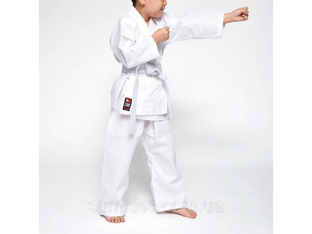 Костюм для карате Leone AB400 для дітей і дорослих, зріст 180 см (карате кімоно) - Фото 5