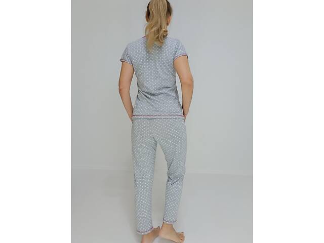 Костюм жіночий домашній Triko Night 52 Сірий (27496367-4) - Фото 5